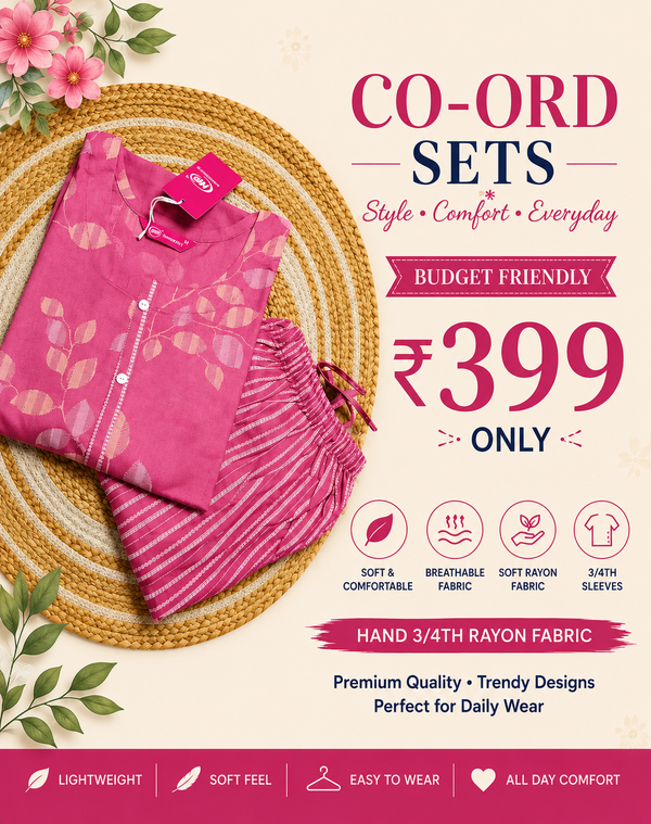 Co Ords Sets Under 399 Rs