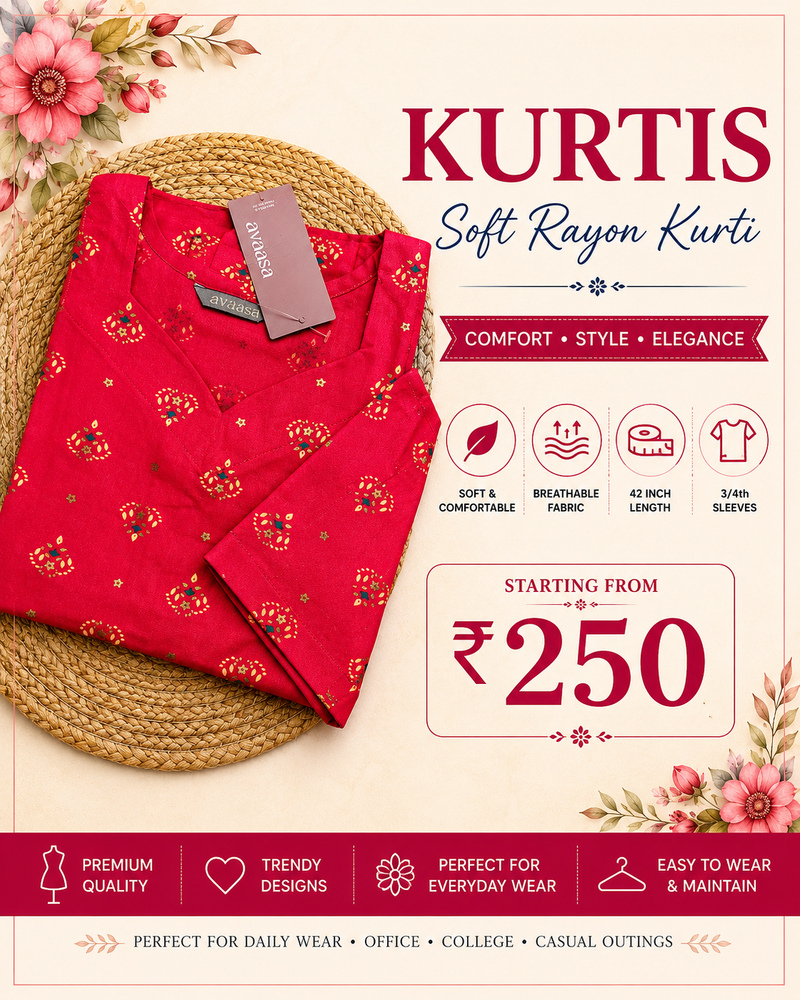 250 Rs Kurtis