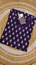 Dark Violet pattern kurti