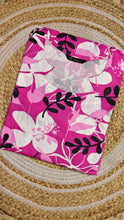 Violet black floral leaves kurti