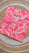 Peach leaves pattern kurti (Size L)