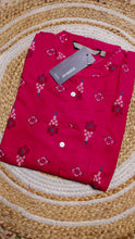 Pink chinese collar kurti