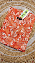 Orange leaves pattern cotton (Size L)