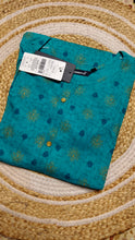 Rama blue with foil print (Size L)
