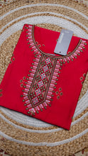 Dark pink with green center embroidery (Size XL)