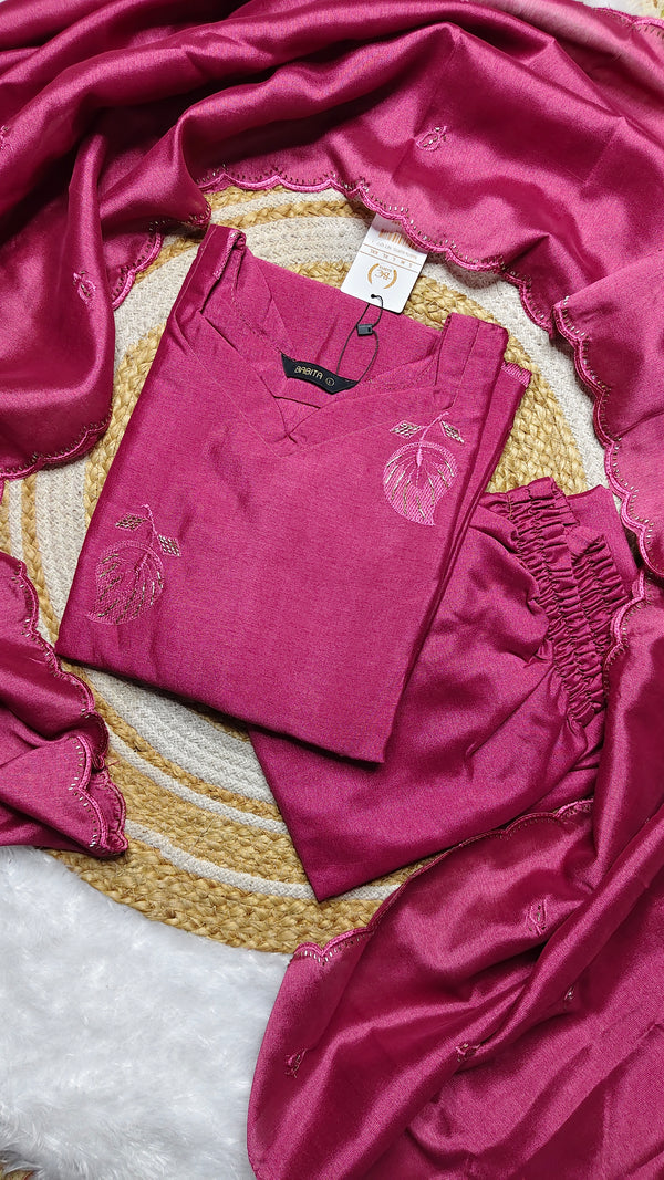 Premium Aari work design pink