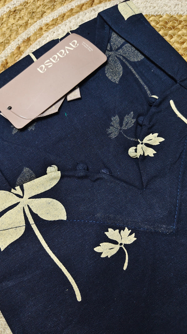 Cotton Dark blue co ords