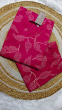 Cotton Pink leaves co ords