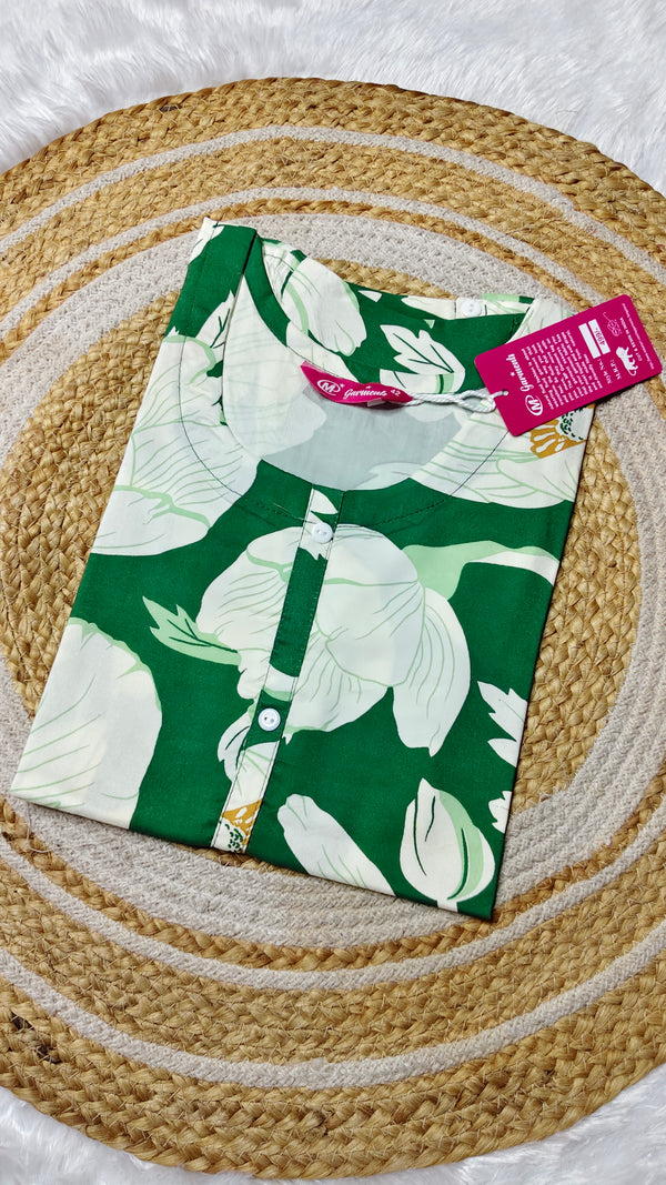 Budget Green with white