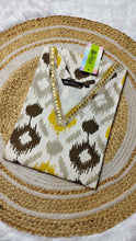 Cotton Yellow with brown  (Size XXL)