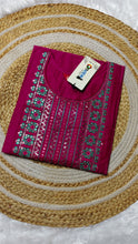 Silk cotton Pink with Rama embroidery