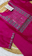 Silk cotton Pink with Rama embroidery
