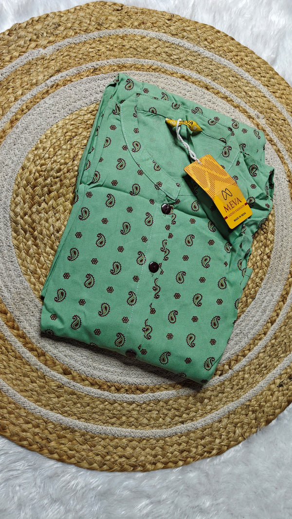 Umbrella Collar Paten Green (Size XL)